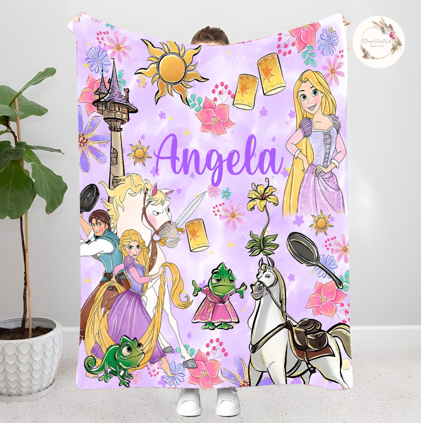 Rapunzel blanket sale