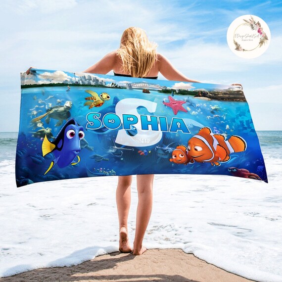 Serviette De Plage Personnalisée - Forme Géométrique-2 - Cadeau Québec