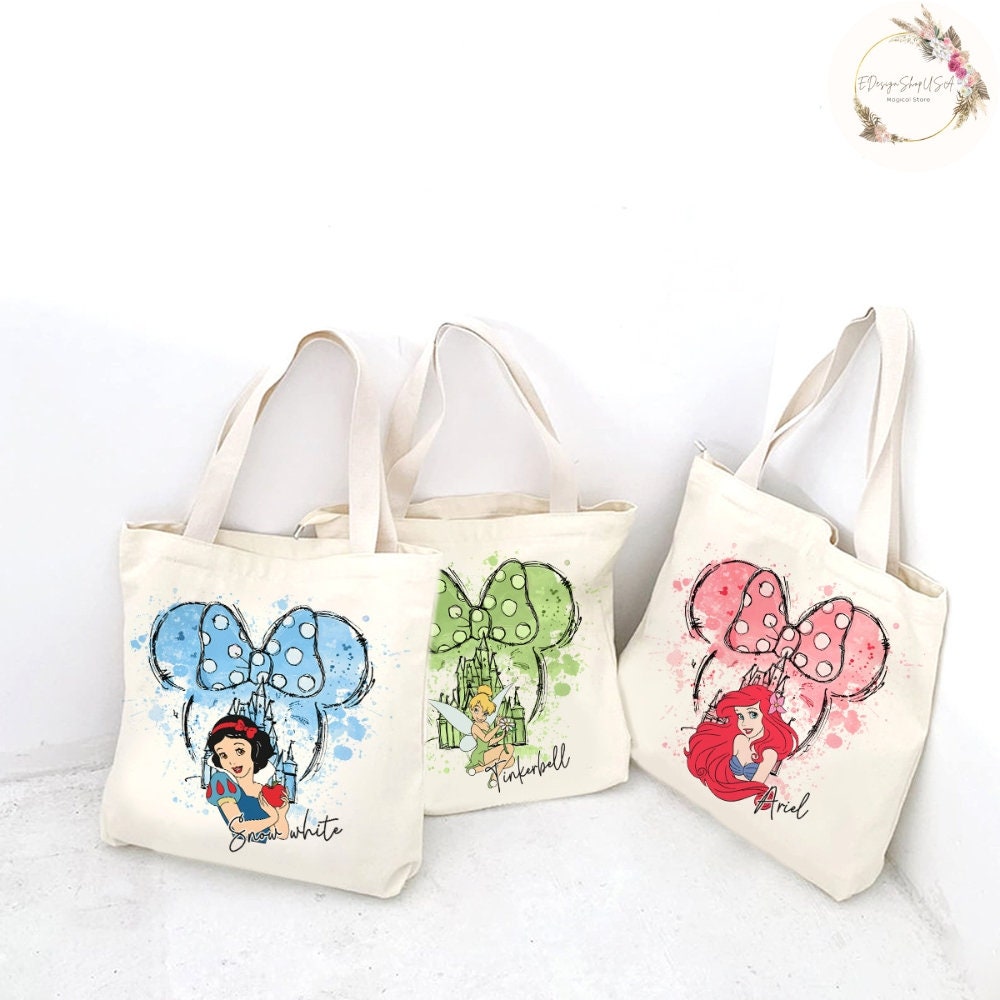 Princess Jas×mine Tote Bag Canvas Shoulder Bag Shopping Bag Crossbody Bag Casual Handbag Shopping Work Tote Bag