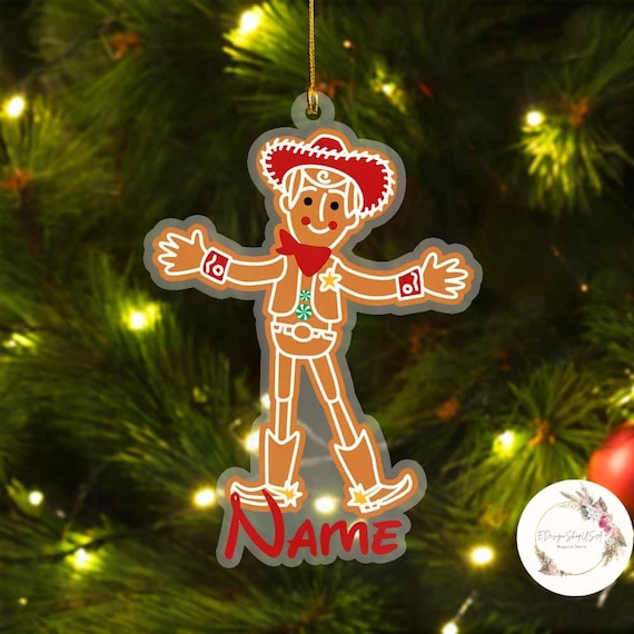 Personalized Disney Pixar Toy Story Gingerbread Christmas Ornament