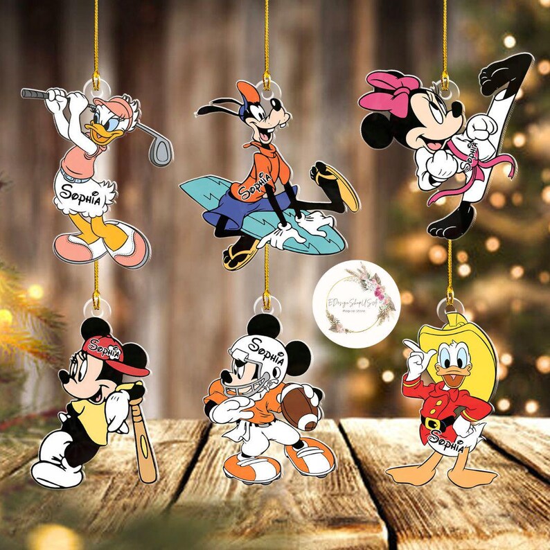 Personalized Disney Job Doctor Nurse Astronaut Christmas Ornament