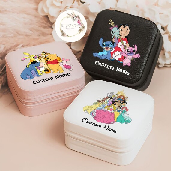 Personalized All Characters Group Disney Jewelry Box, Mickey and
