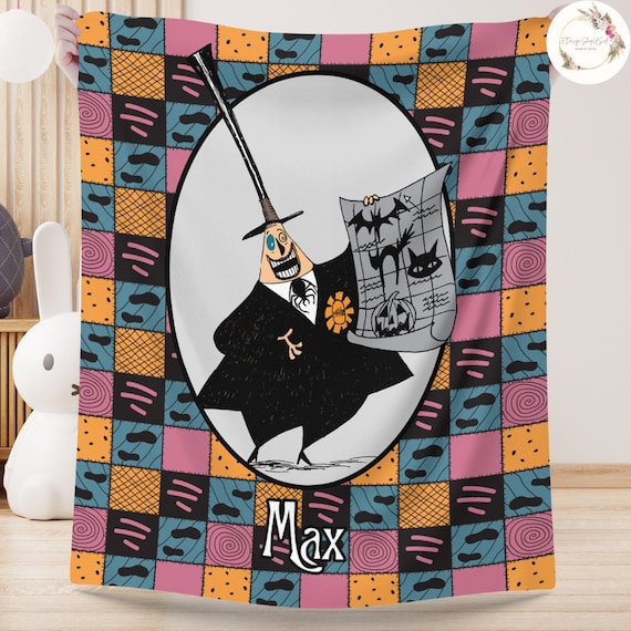 Personalized Disney the Nightmare Before Christmas Blanket, Custom