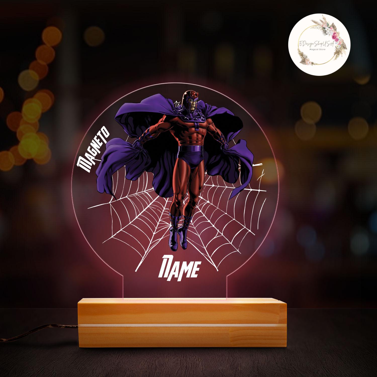 All Characters Personalized Superhero Night Light, Spiderman Night ...