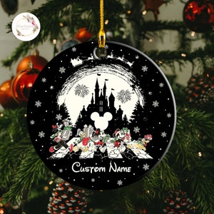 Personalized Mickey and Friends Christmas Ornament, Kids Christmas 2024 Ornament, Disney Xmas Gift, Custom Ornament, Disney Christmas 2024