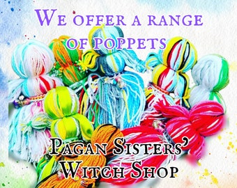 Pagan Sisters&#39; Poppet Dolls - Fertility Banishment Protection Wealth Strength Love / Irish Celtic Wicca Witch Witchcraft Voodoo Vodun Vodou