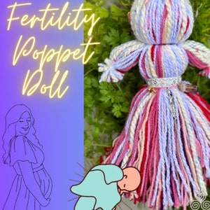 Fertility Poppet Doll / Irish Celtic Pagan Voodoo, Comes With Family Spell & Guide / Pregnant / PCOS / Magic / Witch / Spell / Miracle Work