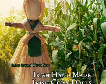 Lughnasadh Corn Doll Harvest/ Traditional Irish Protection Home / Lugh/ Good Luck Wicker Woman / Celtic Witch Pagan / Straw
