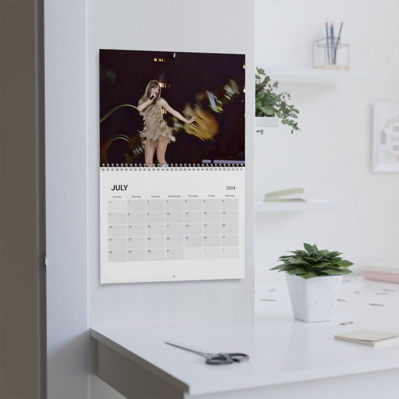 2024 Taylor Swiftie Calendar Eras 2024 Calendar Swiftie Etsy