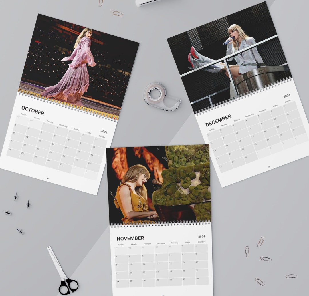 2024 Taylor Swiftie Calendar Eras 2024 Calendar Swiftie - Etsy UK