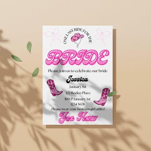One Last Ride Digital Invitation