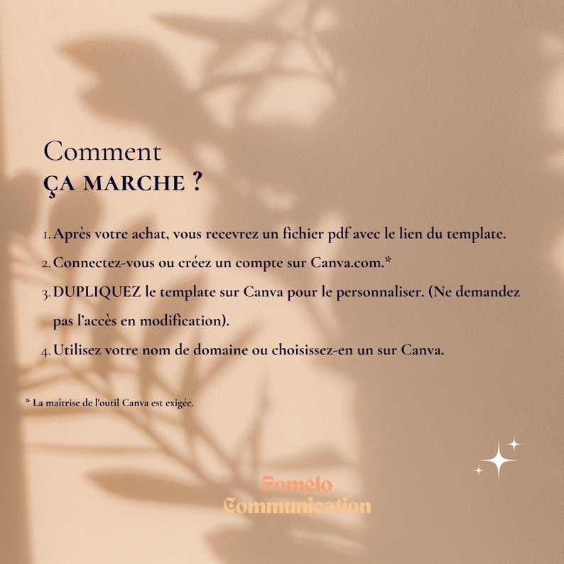 Template site web Canva Template community manager Site web pour community manager Modèle de site web Canva Portfolio site web Bild 5