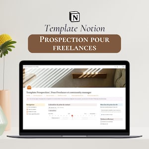 Template Notion prospection  | Template community manager  | Template Notion Freelance Prospection  | Dashboard Notion