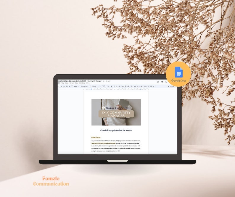 Modèle CGV community manager Template CGV français CM Modèle conditions générales de vente community manager Template community manager image 5