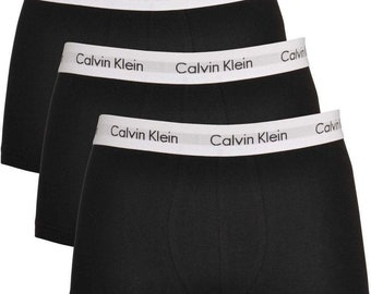 Calvin Klein mens Ck Boxer Cotton stretch underwear Low Rise 3 in pack