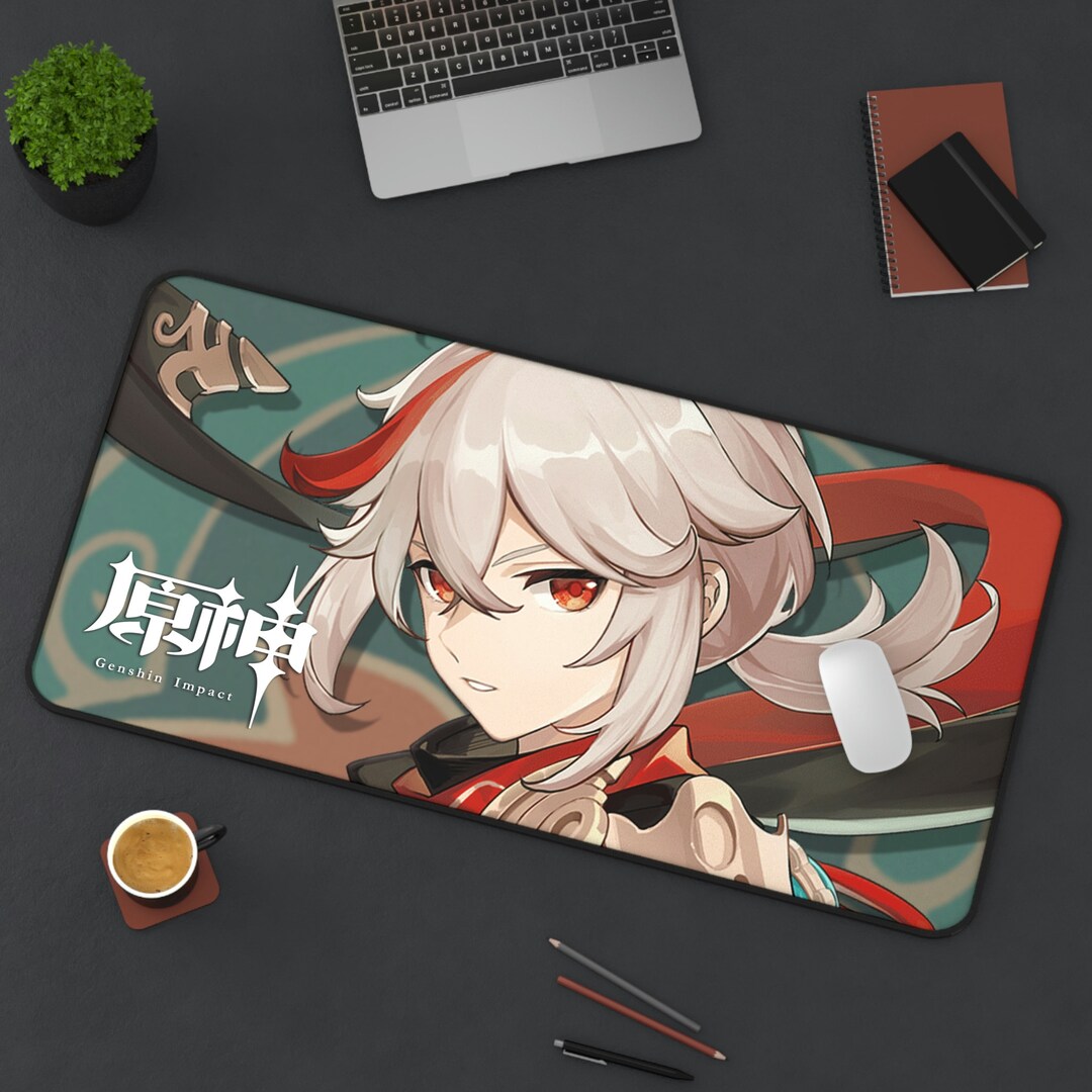 Kazuha Genshin Impact Desk Mat Etsy