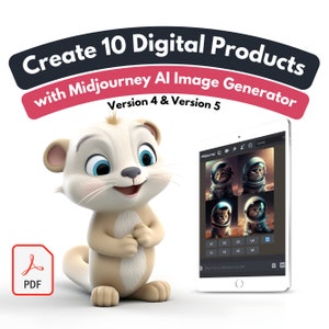 Create 10 Digital Products with Midjourney Digital Product image 1