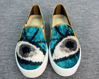 All size  , ikat shoes , sneaker shoes , handcraft velvet shoes , ikat velvet shoes , handmade shoes , capsule wardrobe