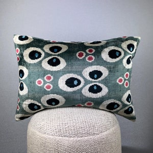 Ikat Cushion  | Pillow Cover | Velvet Pillow | Ikat Pillow