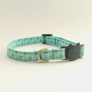 Collar para gato, collar para gato con hebilla de liberación rápida, collar para gato suave