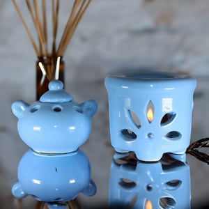 Handcrafted Ceramic Range Stove Wax Melter & Oil Burner - Home Fragrance Delight | Unique Home Decor | Aroma Warmer | Gift for Her