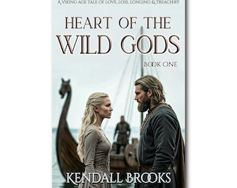 Viking Age Novel, Historical Fiction Love Story, History Buff Gift, Heart of the Wild Gods