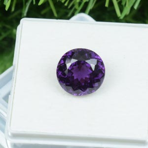 Natural Brazilian Alexandrite Loose Gemstone, For Jewelry Making, Cut Stone Color Changing, Alexandrite 14 Ct Size 13x13x09 mm Round Shape