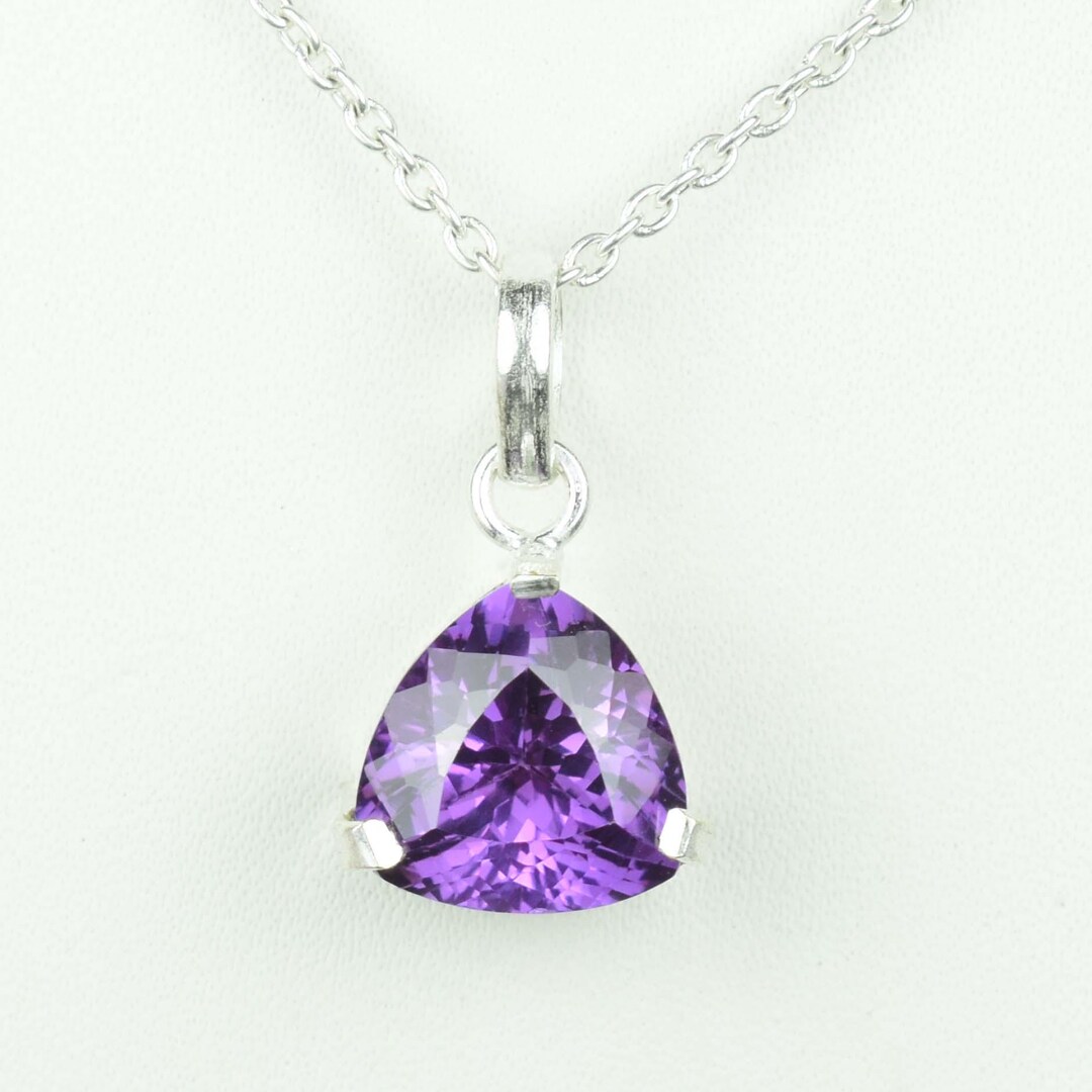 12x12 MM AAA Brazilian Bi Color Alexandrite Triangle Charm Pendant ...
