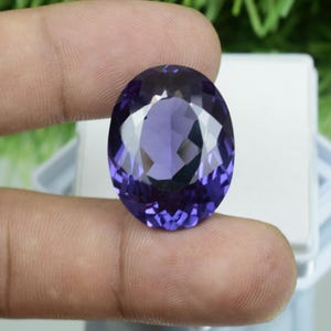 Pietra preziosa naturale di Alessandrite, per la creazione di gioielli, pietra preziosa sfusa certificata Alessandrite che cambia colore, 42 ct, dimensioni 25x19x0,9 mm, forma ovale