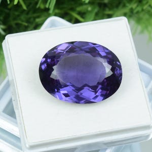 Pietra preziosa naturale di Alessandrite, per la creazione di gioielli, pietra preziosa sfusa certificata Alessandrite cangiante, 46 ct, dimensioni 26x19x10 mm, forma ovale