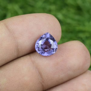 Natural Alexandrite Gemstone, Loose Gemstone For Jewelry Making, Certified Alexandrite Color Changing   05 Ct Size 10x09x06 mm Heart Shape
