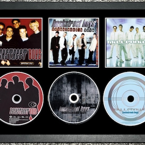 The Backstreet Boys | Backstreet Boys | Backstreet's Back | Millennium  | Triple CD Wall Display | Frame Not Included |