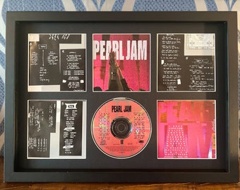 Pearl Jam | Ten | CD Wall Display | Frame Not Included |