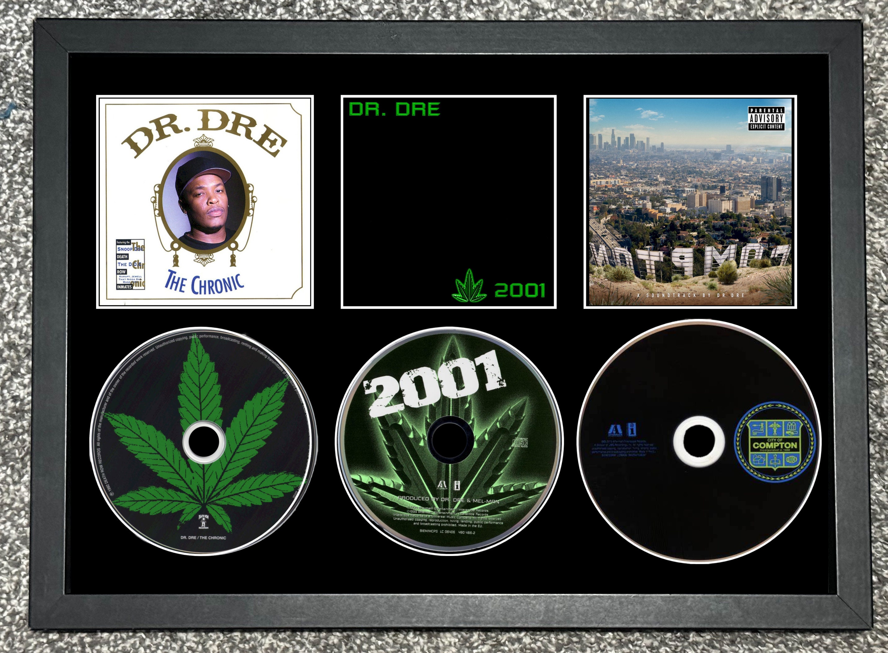 The Chronic T-Shirt (Off Black) - Interscope Records