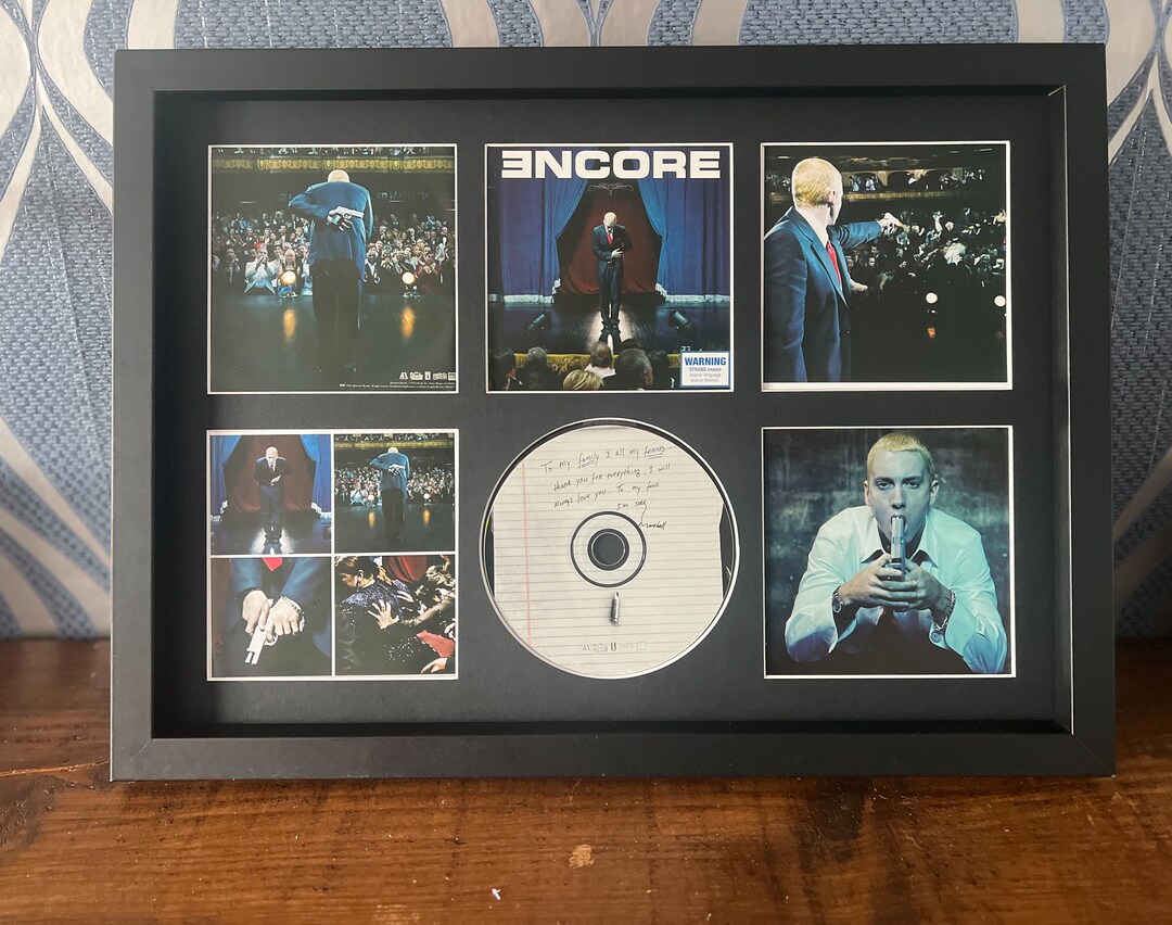 Eminem | Encore | CD Wall Display | Frame Not Included | - Etsy