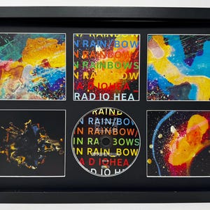 Radiohead | In Rainbows | CD Wall Display | Frame Not Included |
