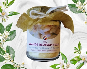 Floral Sugar Orange Blossoms Sugar Sprinkles Yellow Flavour Sugar Gift All Occasion