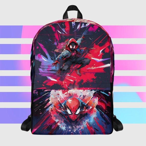 Personalised spiderman backpack sale