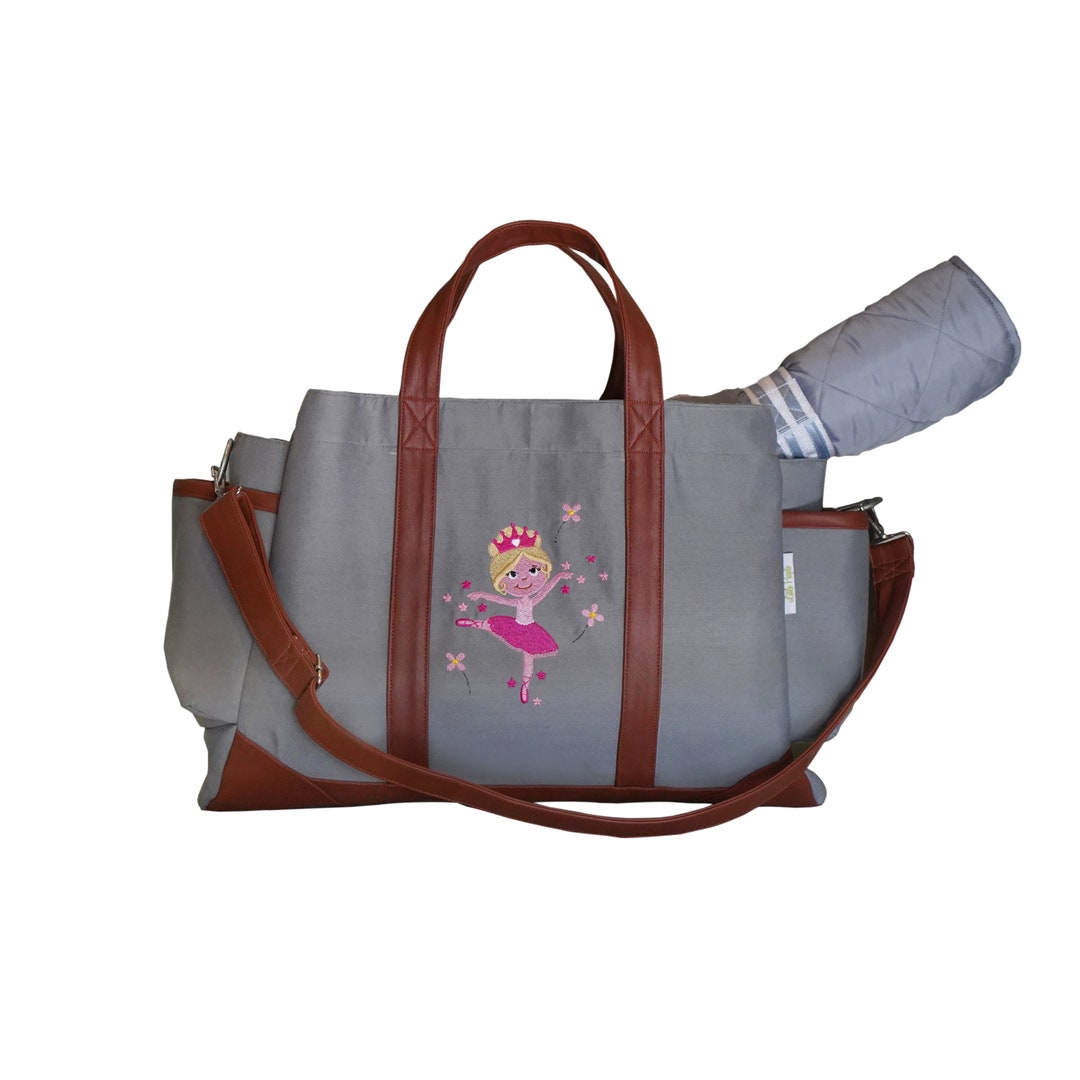 Women's Fancy Dancers Purple Multi-Function Diaper Backpack/Diaper Bag