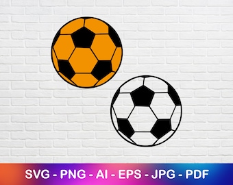 Soccer Ball Svg File for Cricut, Soccer Mom Svg, Soccer Shirt Commercial use Eps