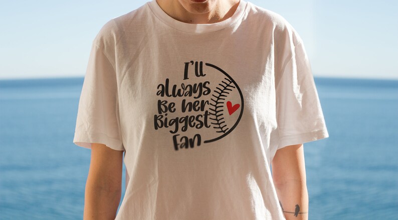 I Will Always Be Her Biggest Fan with Red Heart Svg, Png File for Cricut image 5
