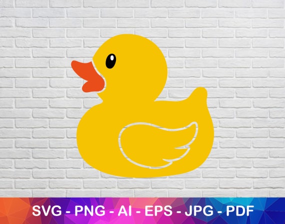 Bath Duck Svg, Duck Svg, Yellow Duck Svg, Svg File, Nursery Svg File, Cute Svg, Animal Svg File, Instant Svg