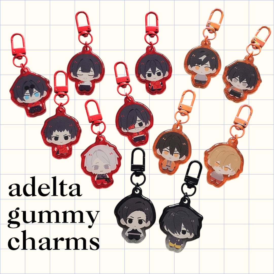 Adelta Hashihime of the Old Book Town Uuultrac Gummy Charms - Etsy