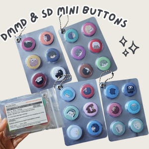 Dramatical Murder Slow Damage 25mm Mini Buttons Badges