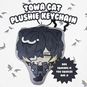 Towa Cat 10cm Plushie Keychain