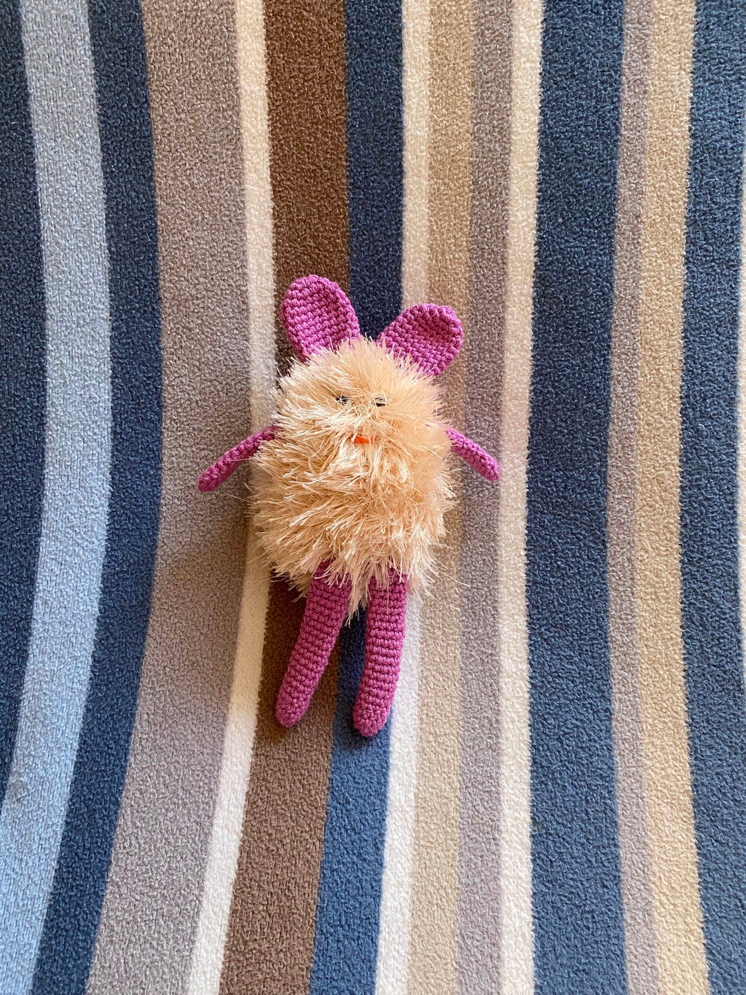 Handmade Gift Squeaky Rabbit Pet Toy Sturdy Yarn Bells and Etsy