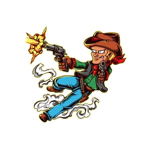 Toppa termoadesiva bambini - motivo termoadesivo Little Cowboy