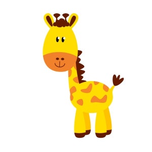 Toppa termoadesiva per bambini motivo giraffa