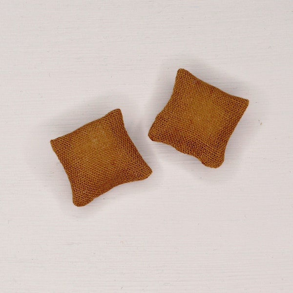 1:24 Miniature Pillow for Dollhouse. Doll Miniature Cushion.