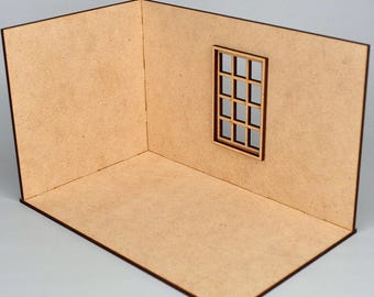 1:12 Dollhouse Roombox DIY. Doll Miniature Box. Diorama Box.